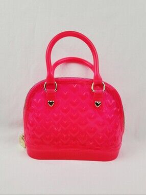 betsey johnson mini jelly backpack If The Bag Fits Clear A hidden internal pouch keeps personal items private while playful dots and strawberries add a fun pop of personality to your everyday carry Betsey Johnson | Bags |